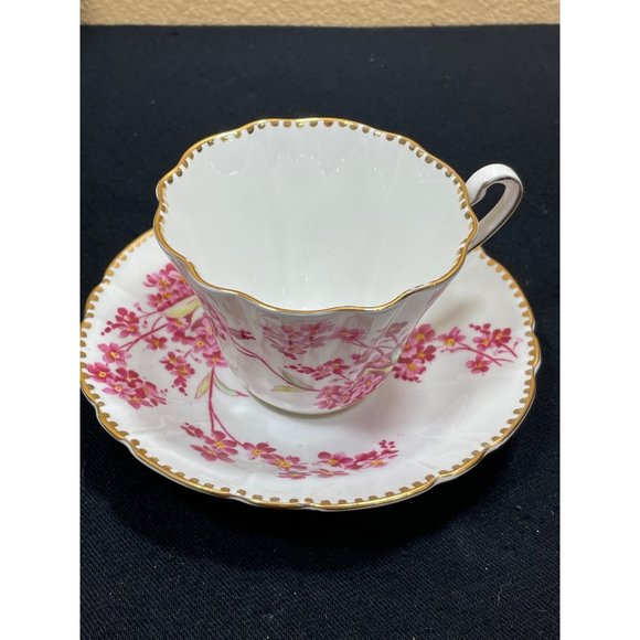 Royal Stafford Other - Floral Pink and Gold Teacup and Saucer Set